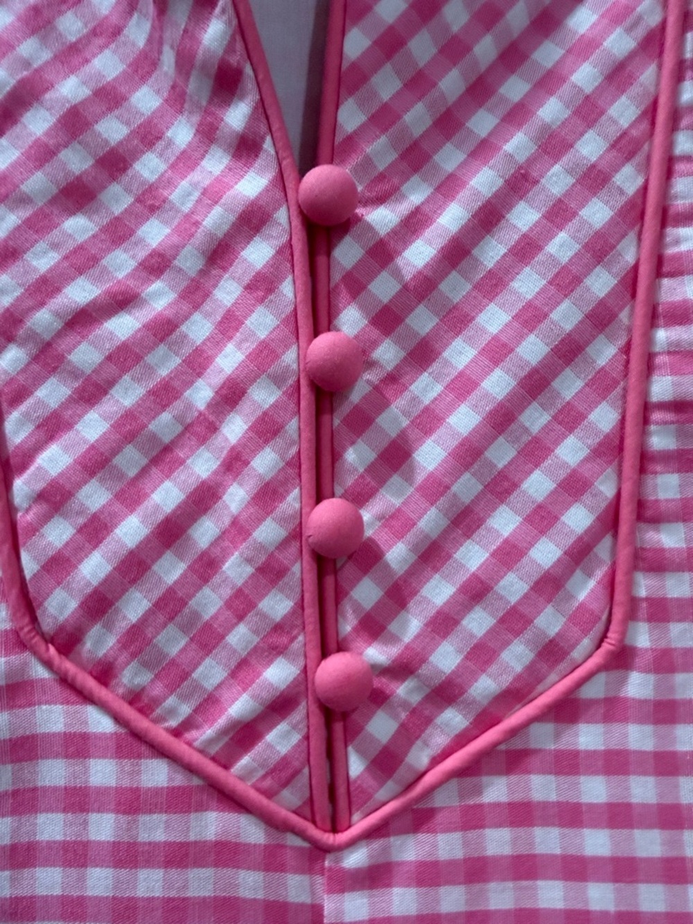 entro Pink Gingham Dress - Picture 4 of 11